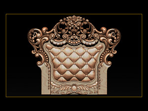 furniture wood carving file stl obj and ztl for cnc 3D Baskı Modeli