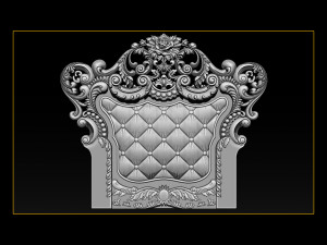 furniture wood carving file stl obj and ztl for cnc 3D Baskı Modeli