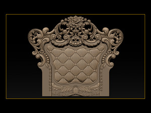 furniture wood carving file stl obj and ztl for cnc 3D Baskı Modeli
