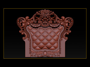 furniture wood carving file stl obj and ztl for cnc 3D Baskı Modeli