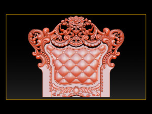 furniture wood carving file stl obj and ztl for cnc 3D Baskı Modeli