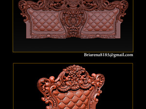 furniture carving file stl obj and ztl for cnc 3D-printmodel
