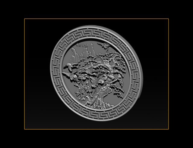 mural birds carving file stl stl reliefs for cnc machines Modelo de impresión 3D .c4d .max .obj .3ds .fbx .stl .blend 
