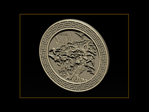 mural birds carving file stl stl reliefs for cnc machines Modelo de impresión 3D