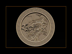 mural birds carving file stl stl reliefs for cnc machines 3D Print Model