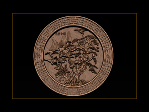 mural birds carving file stl stl reliefs for cnc machines Modelo de impresión 3D