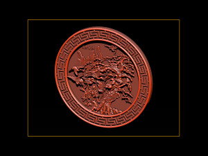 mural birds carving file stl stl reliefs for cnc machines Modelo de impresión 3D