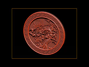 mural birds carving file stl stl reliefs for cnc machines 3D Print Model
