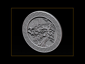 mural birds carving file stl stl reliefs for cnc machines Modelo de impresión 3D