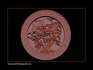 mural birds carving file stl stl reliefs for cnc machines Modelo de impresión 3D