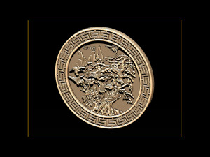 mural birds carving file stl stl reliefs for cnc machines Modelo de impresión 3D