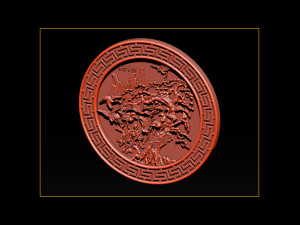 mural birds carving file stl stl reliefs for cnc machines Modelo de impresión 3D