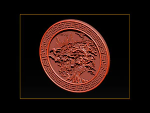 mural birds carving file stl stl reliefs for cnc machines 3D Print Model