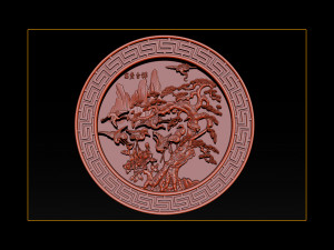 mural birds carving file stl stl reliefs for cnc machines Modelo de impresión 3D