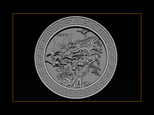mural birds carving file stl stl reliefs for cnc machines Modelo de impresión 3D