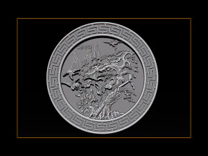 mural birds carving file stl stl reliefs for cnc machines 3D Print Model