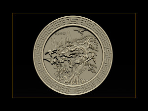 mural birds carving file stl stl reliefs for cnc machines Modelo de impresión 3D