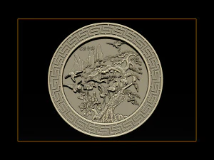 mural birds carving file stl stl reliefs for cnc machines 3D Print Model