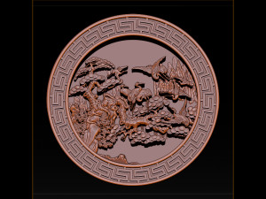 mural birds carving file stl stl reliefs for cnc machines 3D Print Model