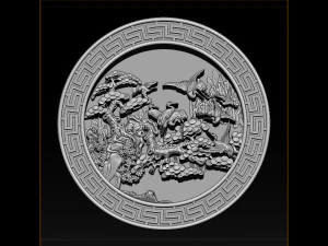 mural birds carving file stl stl reliefs for cnc machines 3D Print Model