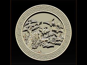 mural birds carving file stl stl reliefs for cnc machines 3D Print Model