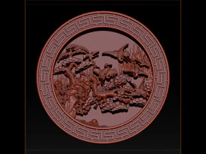 mural birds carving file stl stl reliefs for cnc machines 3D Print Model