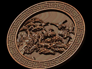 mural birds carving file stl stl reliefs for cnc machines 3D Print Model