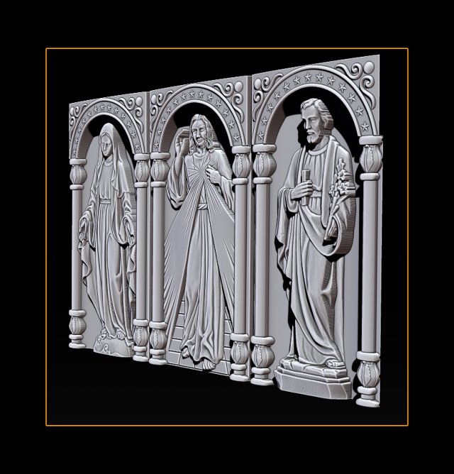 relief for cnc 3d print model 3Dプリントモデル .c4d .max .obj .3ds .fbx .stl .blend 