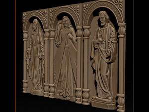 relief for cnc 3d print model 3Dプリントモデル