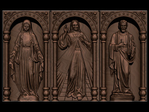 relief for cnc 3d print model 3Dプリントモデル