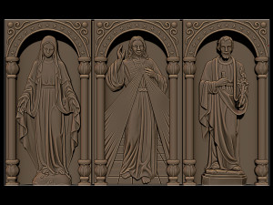 relief for cnc 3d print model 3Dプリントモデル