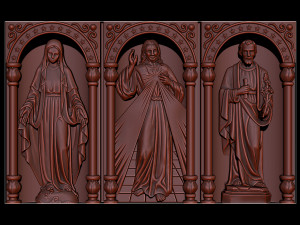 relief for cnc 3d print model 3Dプリントモデル