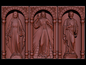 relief for cnc 3d print model 3Dプリントモデル