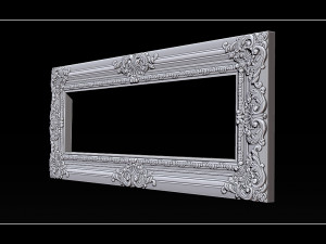 classical carved frame 3D Print Model