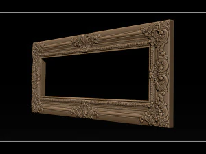 classical carved frame 3D Print Model