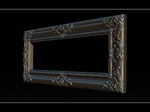 classical carved frame 3D 打印模型