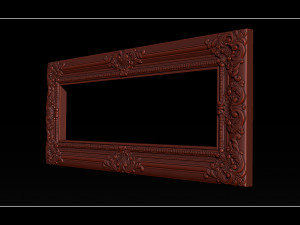 classical carved frame 3D 打印模型