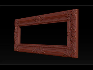 classical carved frame 3D Print Model