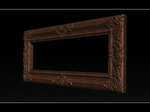 classical carved frame 3D 打印模型