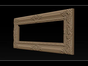 classical carved frame 3D Print Model