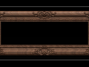 classical carved frame 3D 打印模型