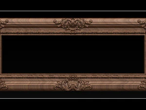 classical carved frame 3D Print Model