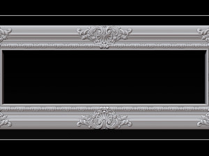 classical carved frame 3D 打印模型