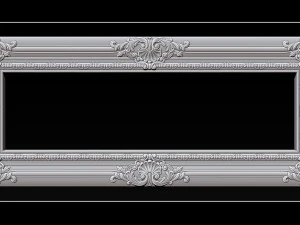 classical carved frame 3D Print Model