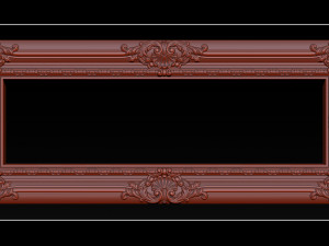 classical carved frame 3D 打印模型