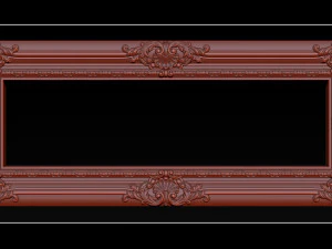 classical carved frame 3D Print Model