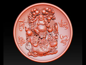 sculpture model happiness buddha maitreya 3D Print Model