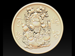 sculpture model happiness buddha maitreya 3D Принт Модель