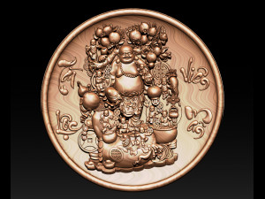 sculpture model happiness buddha maitreya 3D Принт Модель