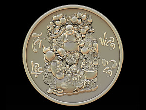 sculpture model happiness buddha maitreya 3D Принт Модель